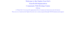 Desktop Screenshot of npo.naples.net